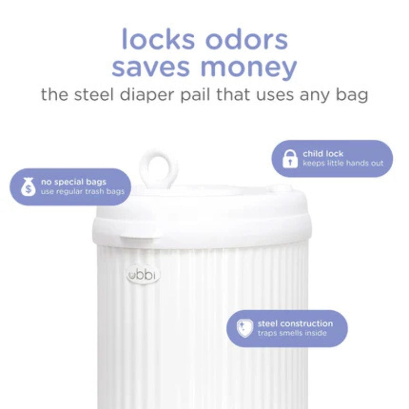Fluted Diaper Pail