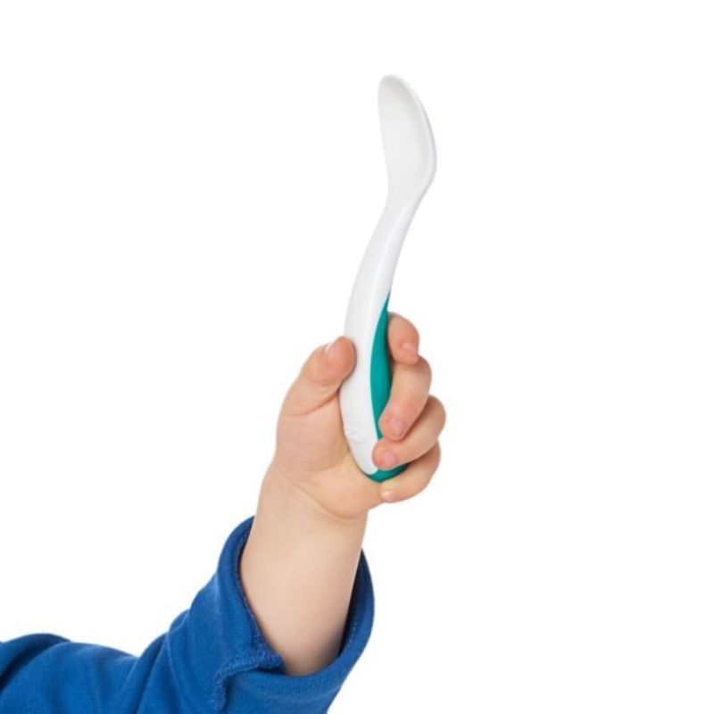 Tot Fork and Spoon Set Teal