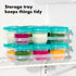 Baby Blocks Silicone Freezer Storage Containers 2 Ounce