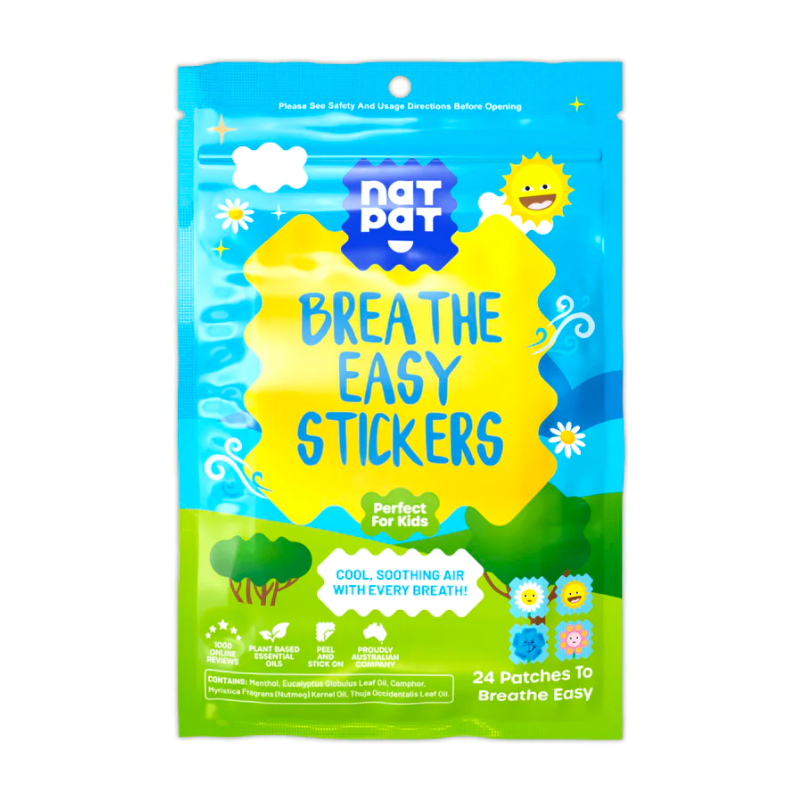 StuffyPatch Breathe Easy Stickers