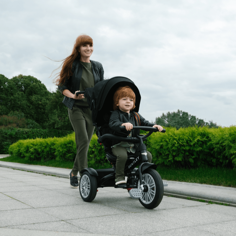 Bentley 6-in-1 Convertible Stroller Trike - Black