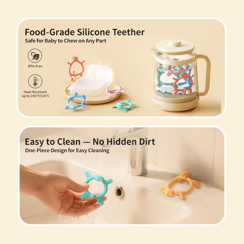 Silicone Teether Set