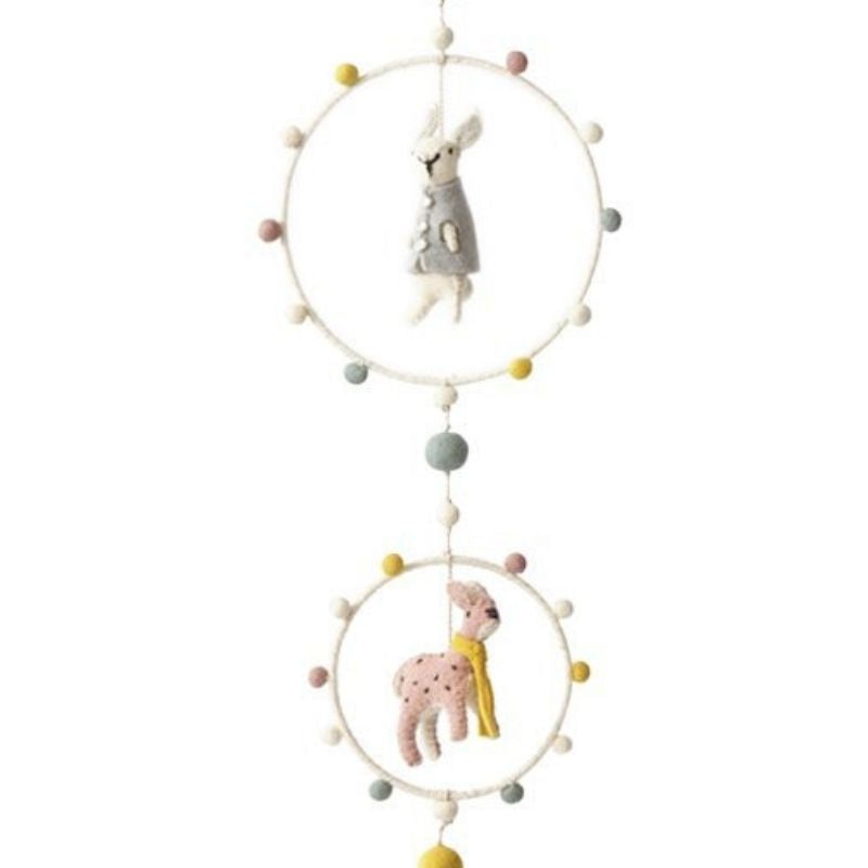 Animal Hoop Mobiles Magical Forest