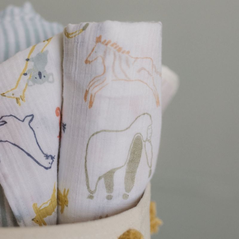 Single Organic Swaddle Blanket Into the Wild