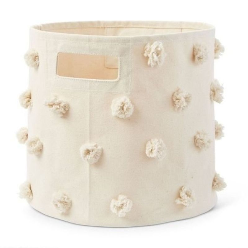 Pom Pom Storage Bins Natural