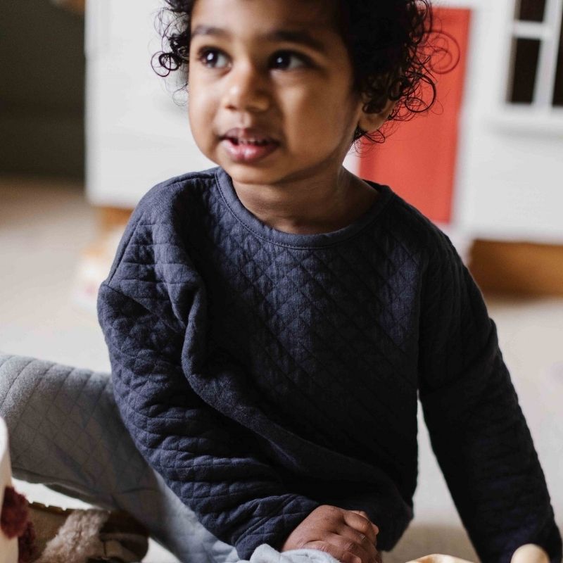 Cozy Pull Over Fountain Blue