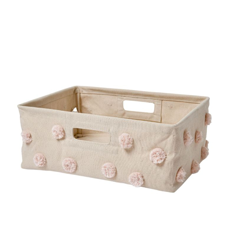 Pom Pom Basket - Hideaway Blush