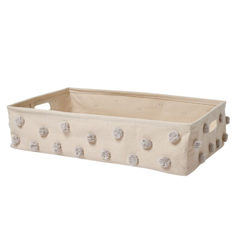 Pom Pom Basket - Hideaway Grey