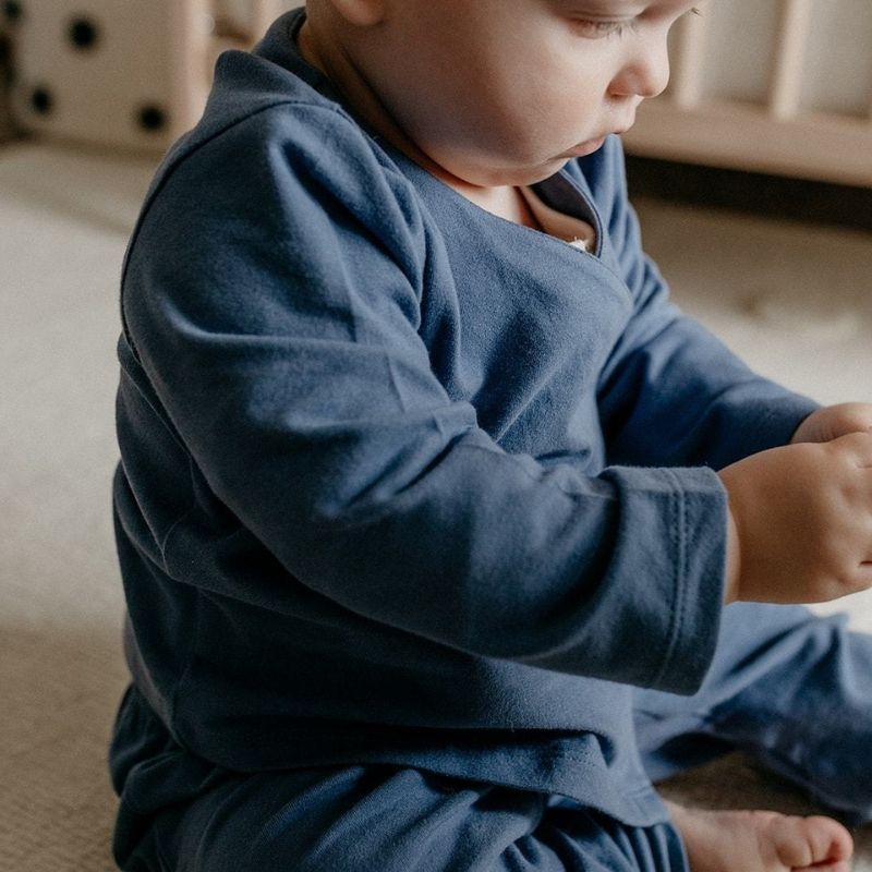 Essentials Wrap Cardigan Cloud Blue