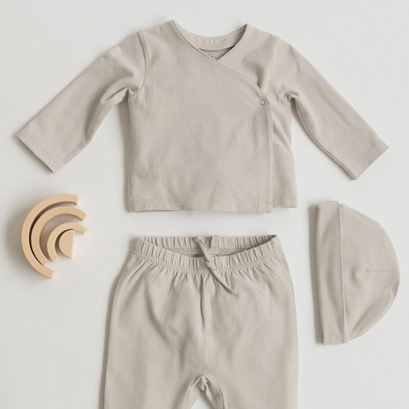 Essentials Wrap Cardigan Dove Grey