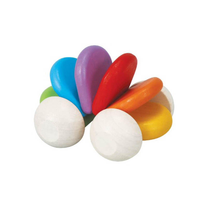 Wooden Baby Car rainbow