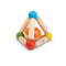 Clutching Shape Toys rainbow triangle