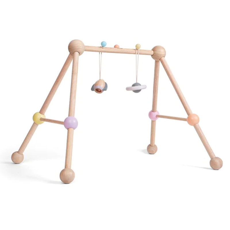 Wooden Play Gym - Pastel