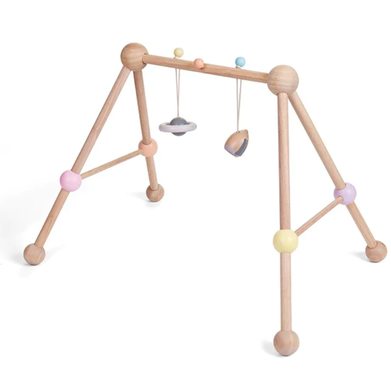 Wooden Play Gym - Pastel