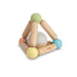 Clutching Shape Toys pastel triangle