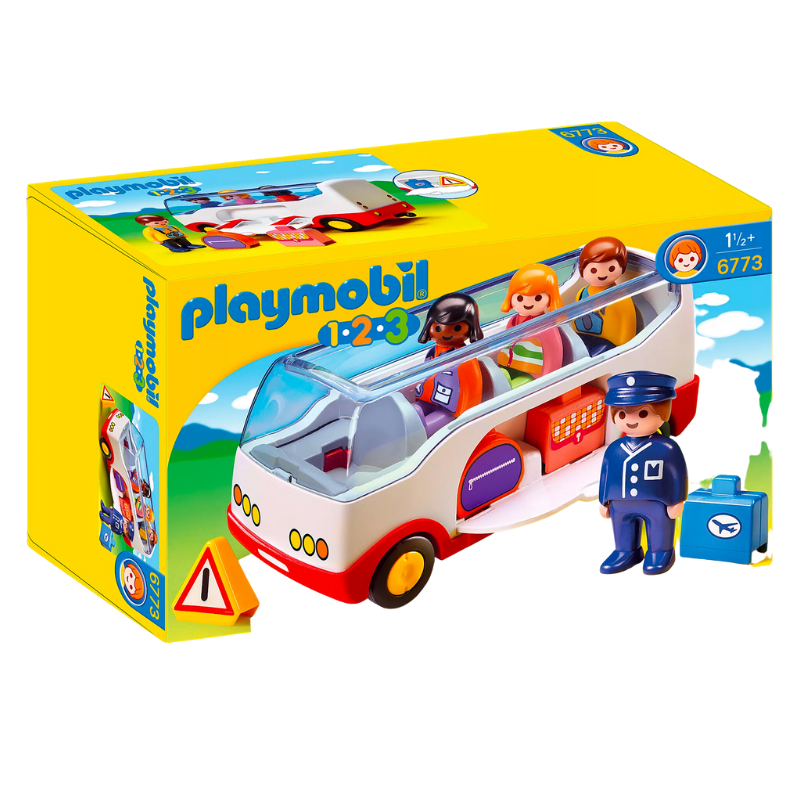 Playmobil airport shuttle bus hotsell