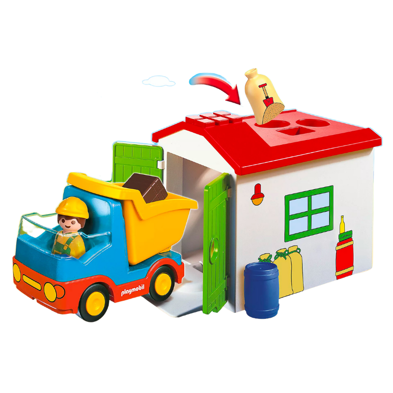 Dump Truck with Garage