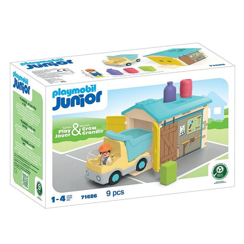 JUNIOR: Construction Truck with Garage