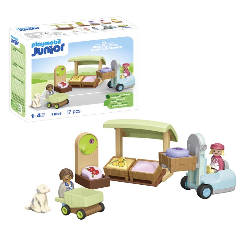 Organic Market Stall & Forklift