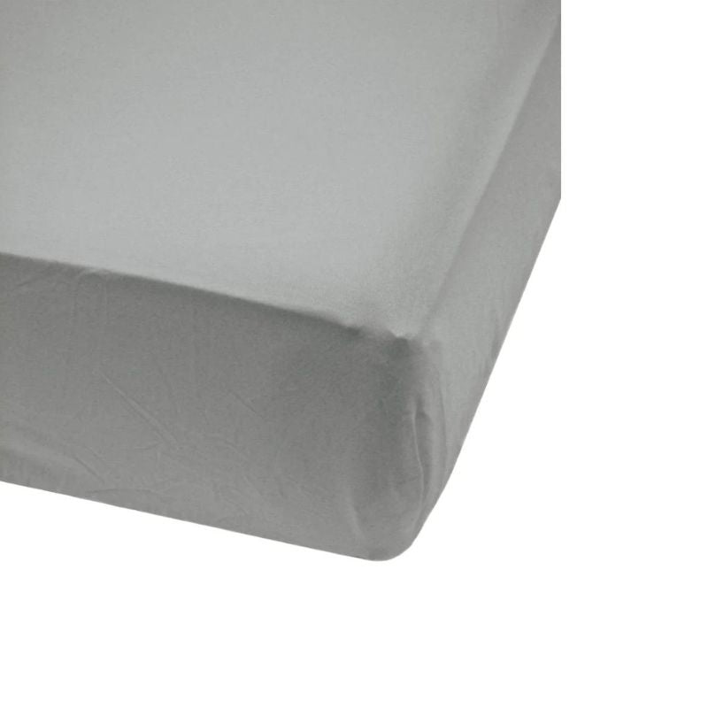 Bamboo Fitted Sheet  Pebble
