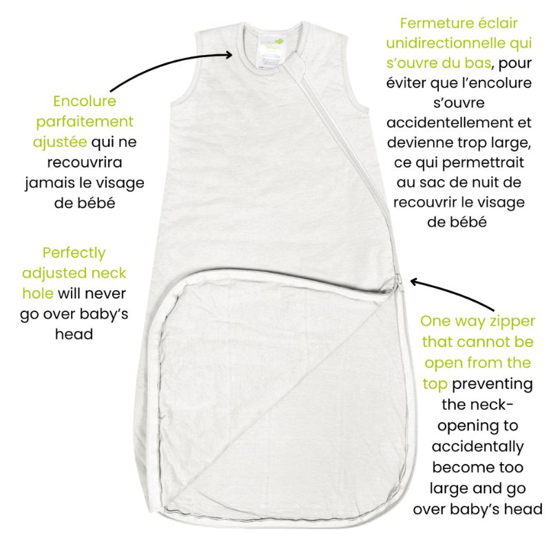 Quilted Bamboo Sleep Sack - 1 TOG