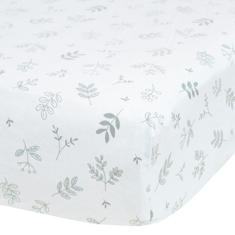 Stardust Cotton Sheet - Mineral White | Snuggle Bugz