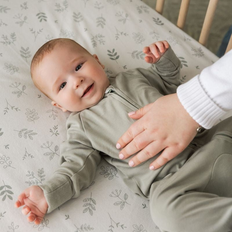 Fitted Flannel Crib Sheet