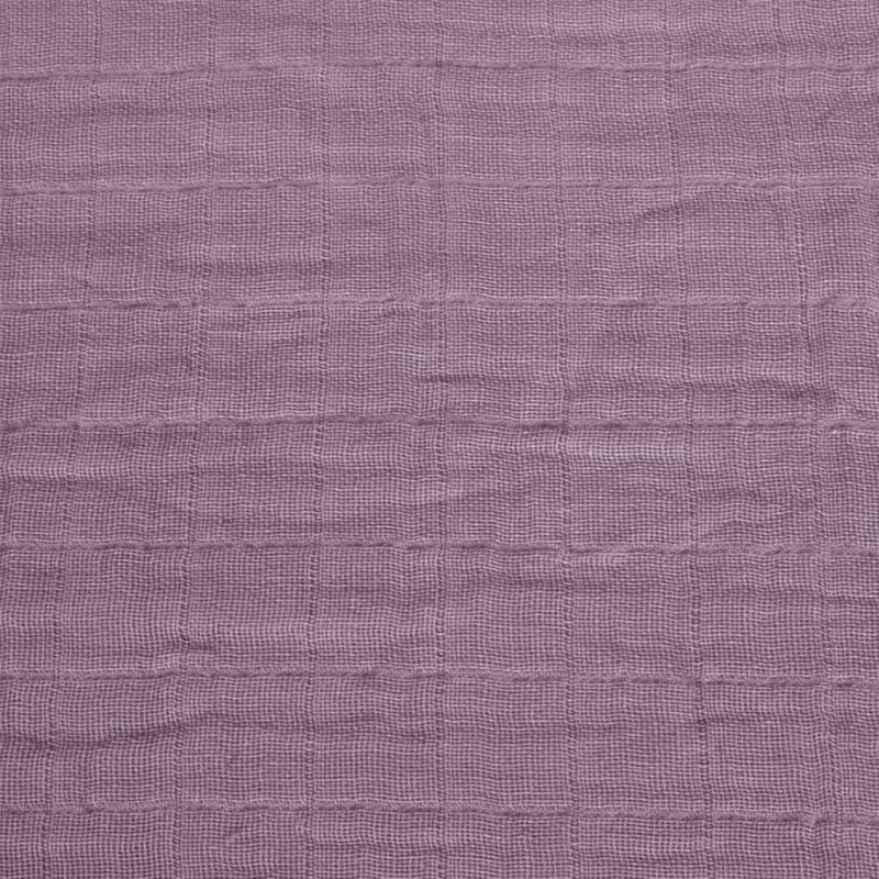 Cotton Muslin Fitted Sheet Purple