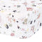 Cotton Muslin Fitted Sheet Lotus Jungle
