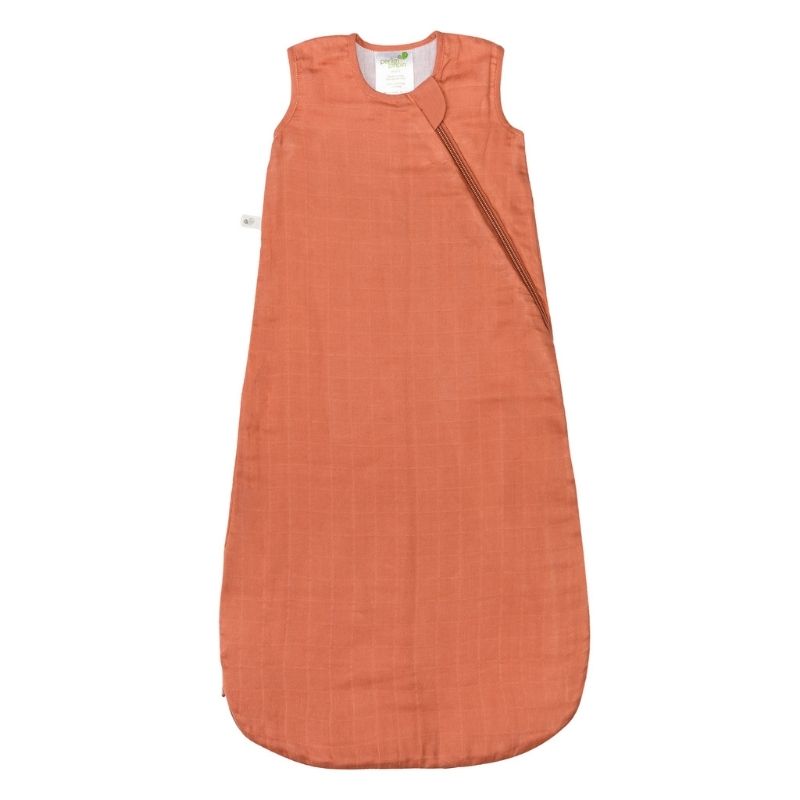 Cotton Muslin Sleep Bag - 0.7 TOG Cinnamon