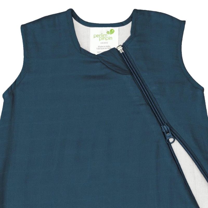 Cotton Muslin Sleep Bag - 0.7 TOG Navy