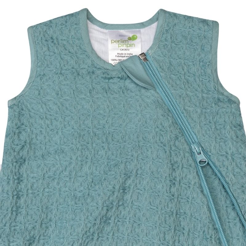 Waffle Muslin Sleepbag - 1.0 TOG Teal