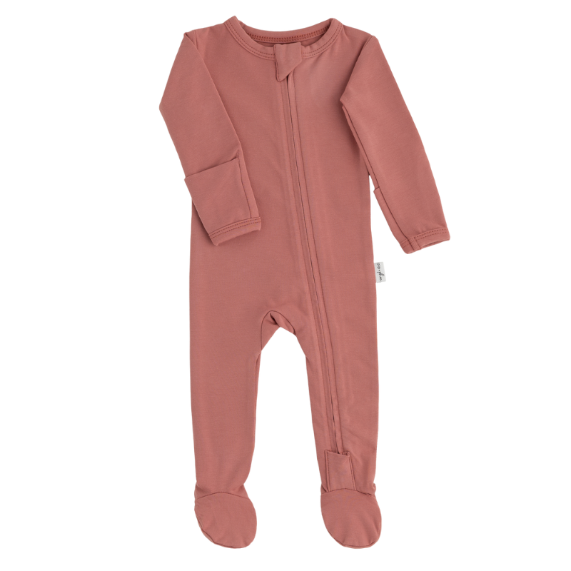 Cotton Footed Sleeper - Solids