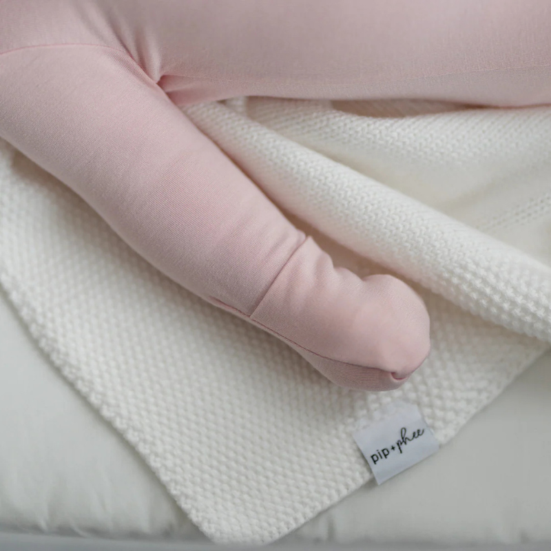 Cotton Knit Baby Blanket