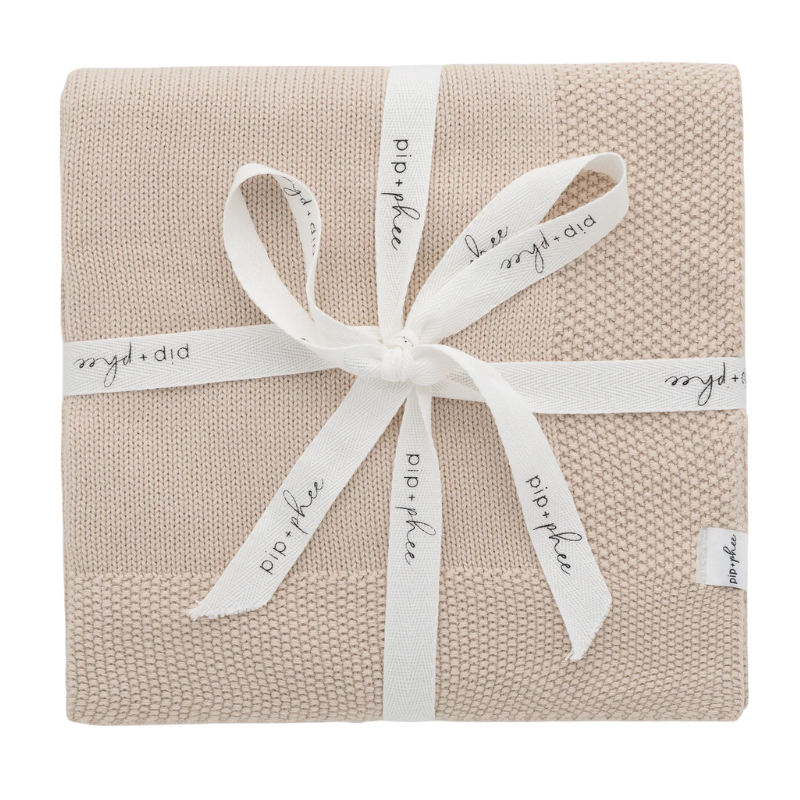 Cotton Knit Baby Blanket