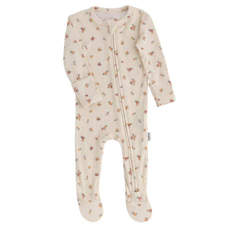 Cotton Ribbed Footed Sleepers