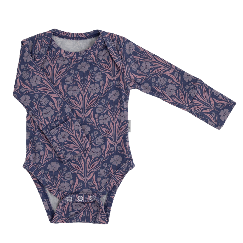 Long Sleeve Bamboo Bodysuit - Prints