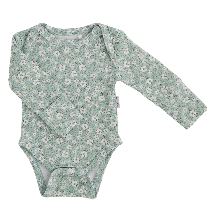 Long Sleeve Bamboo Bodysuit - Prints