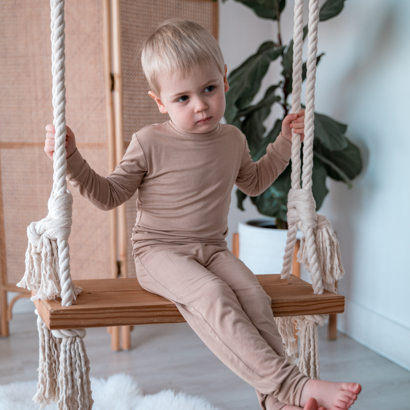 2 Piece Long Sleeve Bamboo Set - Solids (OVERSTOCK)
