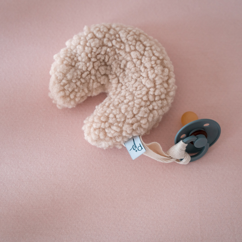 Teddy Moon Pacifier Holder Snuggle Bugz Canada's Baby Store