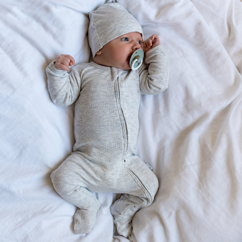 Cotton Ribbed Knot Hats - Solids