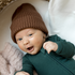 Cotton Ribbed Footed Sleepers - Solids
