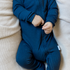 Cotton Ribbed Footed Sleepers - Solids