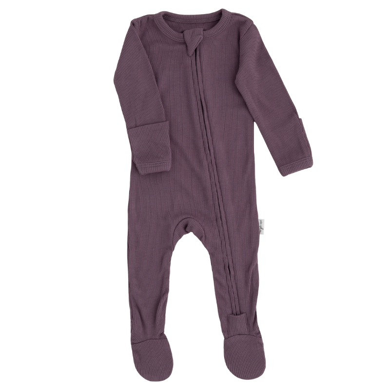 Cotton Ribbed Footed Sleepers