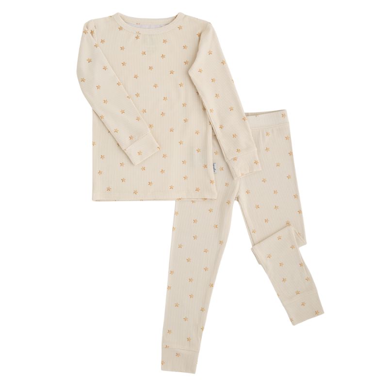 Ribbed 2 Piece Bamboo Set