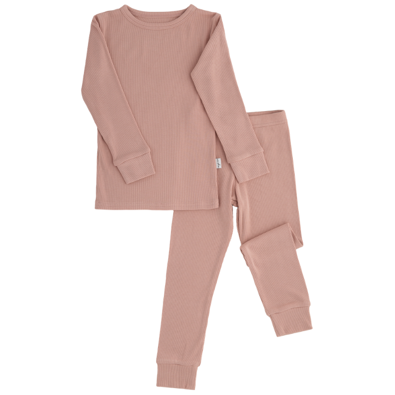 Ribbed 2 Piece Bamboo Set