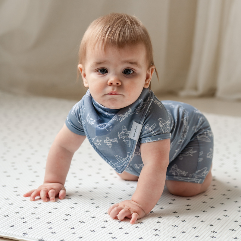 Bamboo Short Sleeve Playsuits - Prints (OVERSTOCK)
