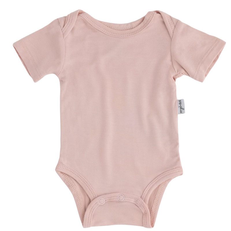 Bamboo Short Sleeve Bodysuits - Solids (OVERSTOCK)