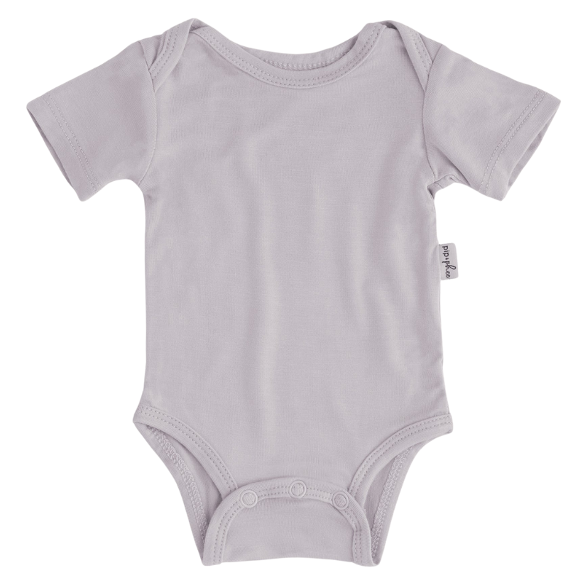 Bamboo Short Sleeve Bodysuits - Solids (OVERSTOCK)