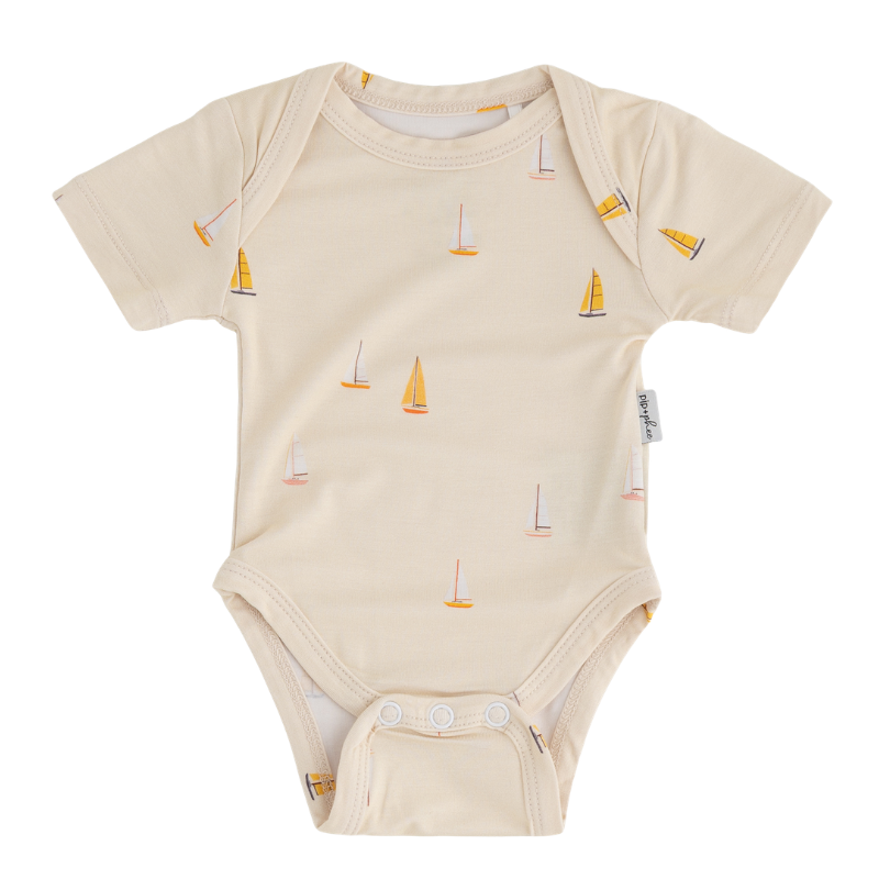 Bamboo Short Sleeve Bodysuits - Prints